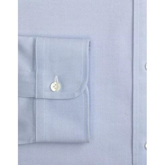 NWT Brooks Brothers Stretch Non-Iron Pinpoint Oxford Ansley Collar Shirt - Picture 4 of 8